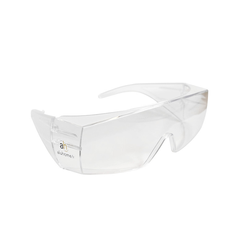 Lunette de protection marquée Aluhome - norme CE - vue de profil