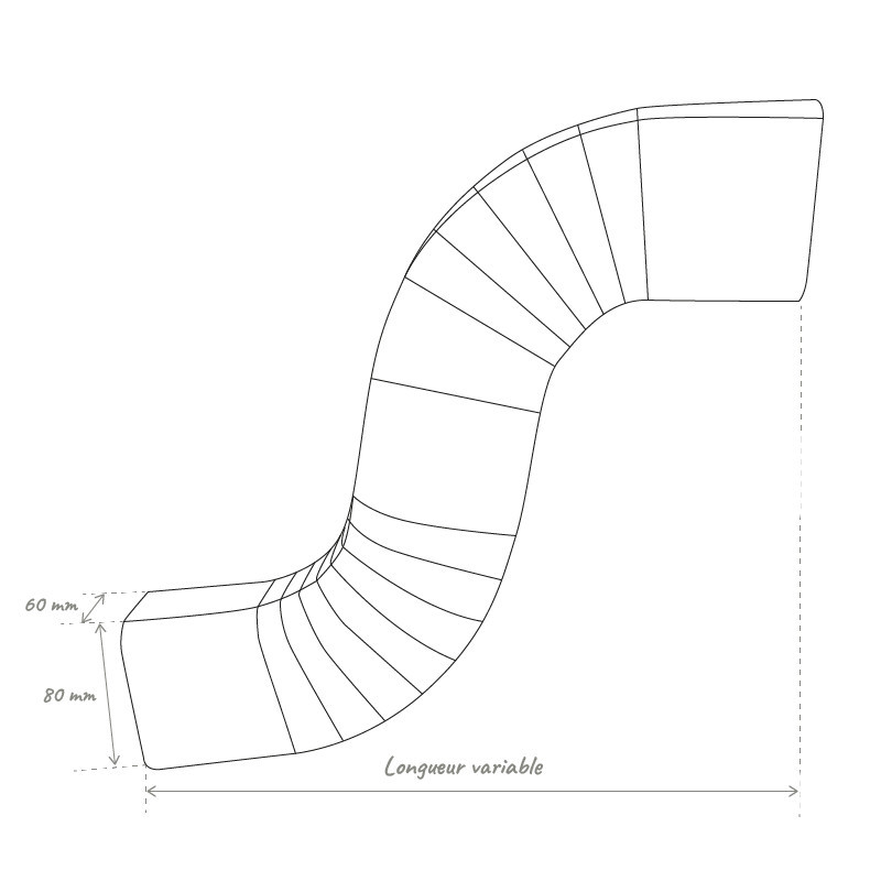 Schéma dévoiement dimensions